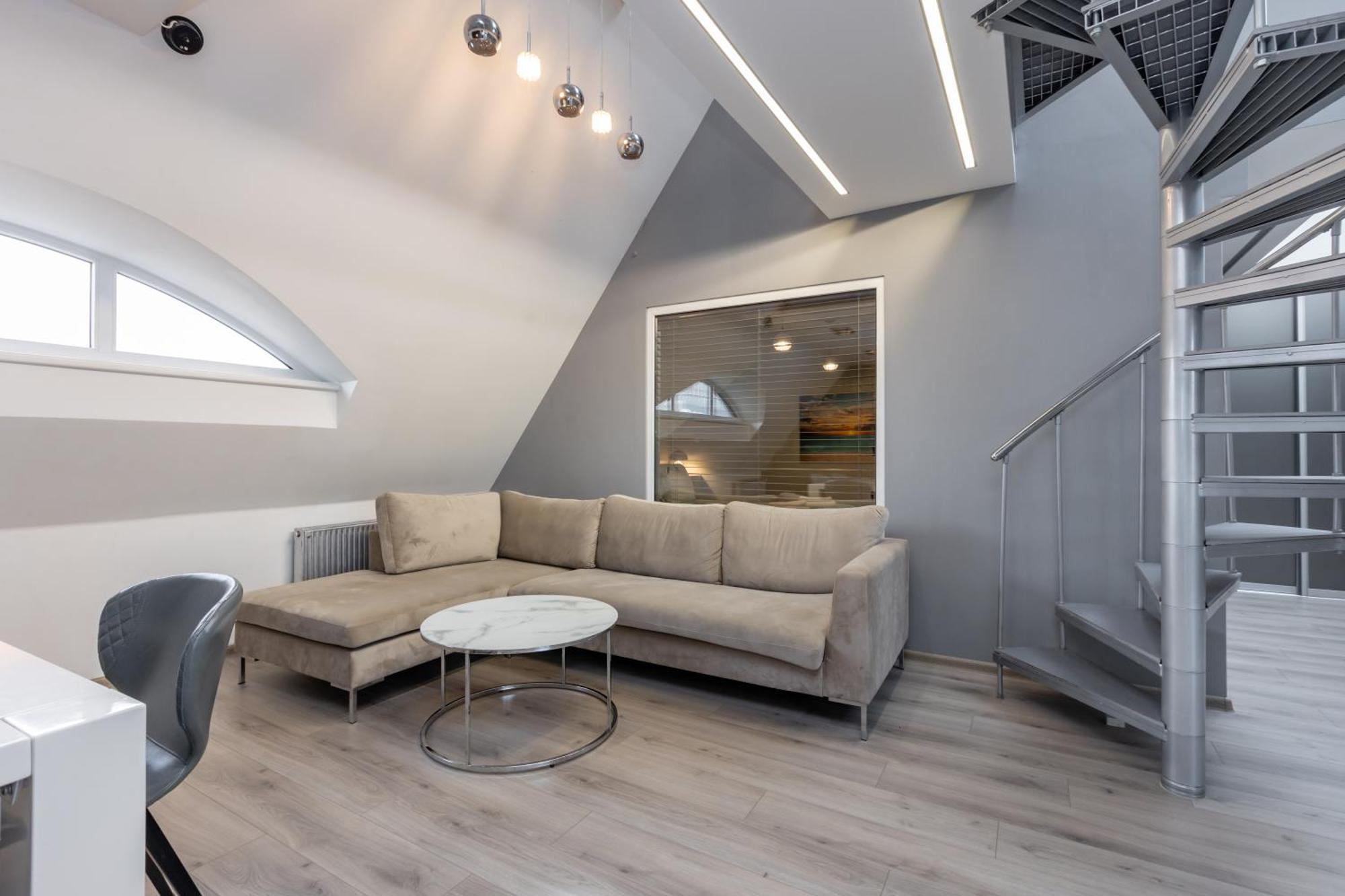 Penthouse Apartment With Terrace Riga Exterior foto